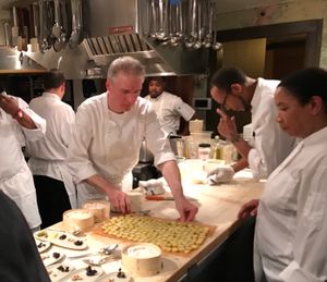 요리사의 주방에서의 조리