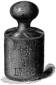 표준 트로이 파운드, 1834년 화재로 소실