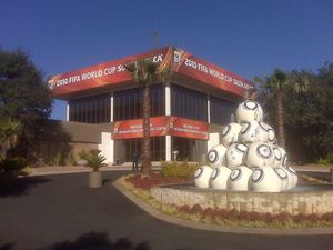 2010년 FIFA 월드컵의 국제 방송 센터 입구