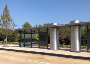 소피아 앙티폴리스의 버스 정류장