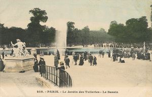 룩셈부르크 정원 엽서, 19세기