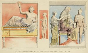 채색된 뮈라의 부조