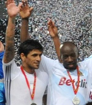 2011년 트로페 데 샹피옹에서 우승한 후의 곤살레스