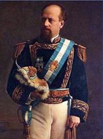 로카(1880–86년 제1차 임기 중 대통령 띠를 착용한 모습)