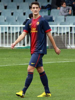 2012년 바르셀로나 B에서 뛰고 있는 루이스 알베르토