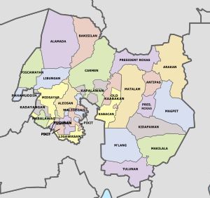 코타바토 주 지도