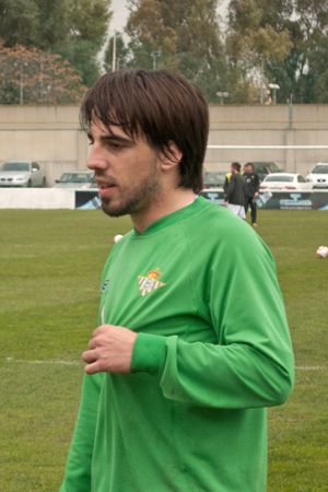 2010년 베티스에서 훈련하는 에체베리아