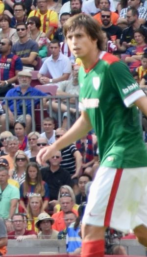 2014년 바르셀로나의 캄 노우에서 아틀레틱에서 뛰는 이투라스페