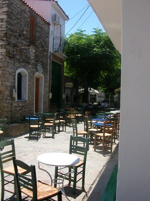 라헤스 마을의 거리