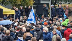 10월 10일, 하노버에서 친 이스라엘 시위