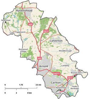 게들링 자치구 지도