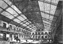 리세 카르노(프랑스어: Lycée Carnot (Paris))의 전신인 에콜 몽주 시대, 1875-77년에 귀스타브 에펠이 건설한 르 알 에펠 (Le hall Eiffel)