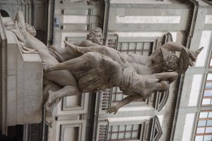 피오 페디의 《폴릭세네의 강탈》(1855–1865), 로자 데이 란치, 피렌체