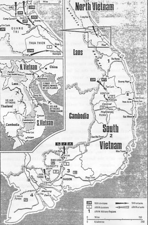 부활절 공세 지도