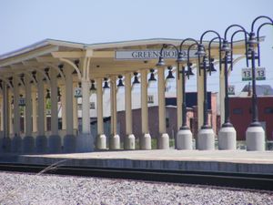 그린즈버러 Amtrak 역 및 철도 창고