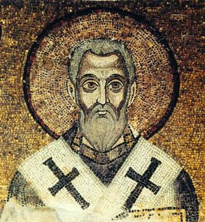 11세기 키예프 성 소피아 대성당의 성 에피파니우스 묘사