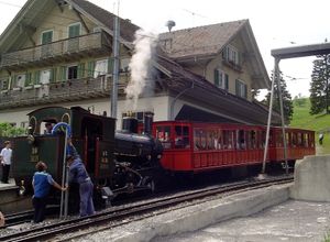 리기 산의 증기 기관차 (1923년 SLM 제작, 리기반 No.16)