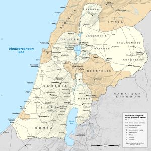 헤로데 왕국의 최대 영토