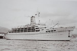 1958년의 Federico C호, 코스타의 최초 여객선