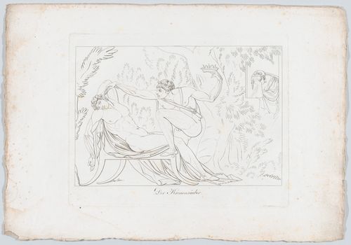 Der Kronenräuber ("왕관 도둑": 클라우디우스 [sic]<i>가 그의 형제 햄릿 왕을 살해하다, 요한 하인리히 립스와 헨리 푸셀리, 1806)