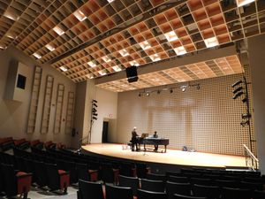 The Olin Concert Hall, houses keynotes, performances, and special debate tournaments.