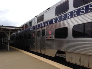 VRE 매너서스 선에서 운행하는 객차