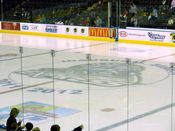 2011-12 시즌 시카고 익스프레스의 첫 번째이자 마지막 ECHL 시즌 동안의 익스프레스 센터 아이스 로고