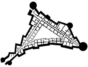 아르멘 토니키안 작, 북쪽 요새의 평면도, 언덕 I