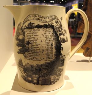 1790년 미국 인구 조사를 기념하는 투수