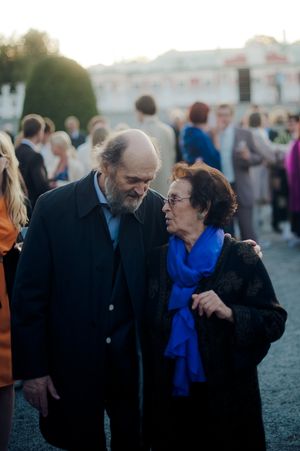 2012년의 아르보 패르트와 그의 아내 노라