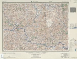 梧州}})가 포함된 지도 (AMS, 1954)