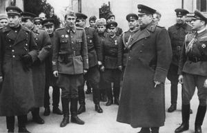 톨부힌 원수, 1944년 가을 불가리아 제1군 부대 검열