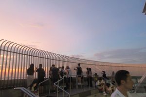 앨범 발매 기념 파티가 열린 타이베이 101 전망대