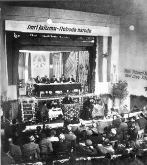 AVNOJ의 첫 번째 회의 이미지