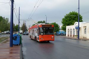 2012년 운행 중인 전차.