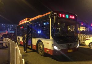 타이위안 시의 1번 노선 버스