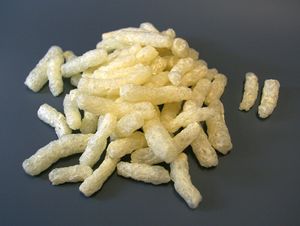 포장용 완충재 (열가소성 전분)로 만들어진 바이오 플라스틱