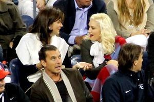 로즈데일과 당시 부인이었던 그웬 스테파니가 미르카 페더러와 함께 2010 US 오픈에 참석한 모습