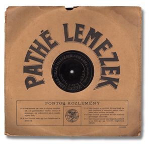 파테가 헝가리에서 발매한 레코드