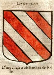 란슬롯의 귀속된 문장