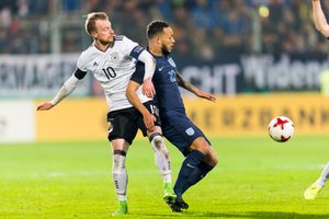 아르놀트가 독일 U-21 대표팀의 주장을 맡고 있는 모습, 2017년 UEFA U-21 유럽 축구 선수권 대회
