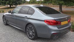 BMW 5시리즈 후측면