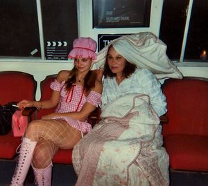 2000년대 후반 딸 셀린 에켈베리와 함께