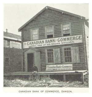 1899년 도슨에 위치한 캐나다 임페리얼 상업은행 지점