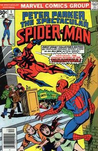 Peter Parker, the Spectacular Spider-Man #1 (1976년 12월) 표지, 살 부세마 그림