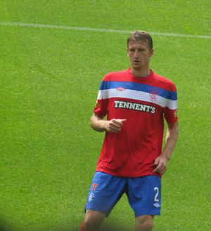 레인저스 소속으로 몸을 푸는 고이안