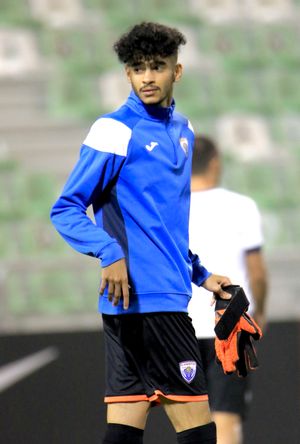 2022년 3월 알 카라이티야트 SC의 이집트-카타르 골키퍼 아흐메드 아델 알-바고리