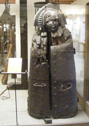 로텐부르크 옵 데어 타우버에 전시된 뉘른베르크 철의 처녀 복제품