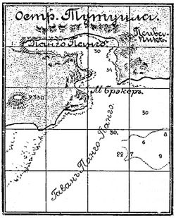 1914년 파고파고 지도