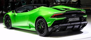 람보르기니 우라칸 에보 스파이더 후면